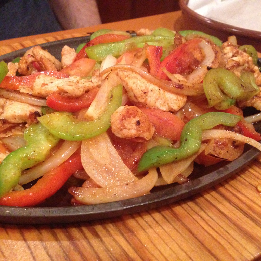 Chicken fajitas