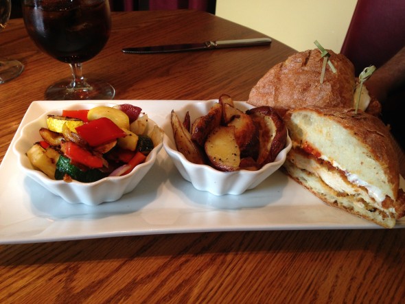 Chicken Parmesan with Mixed Veggies