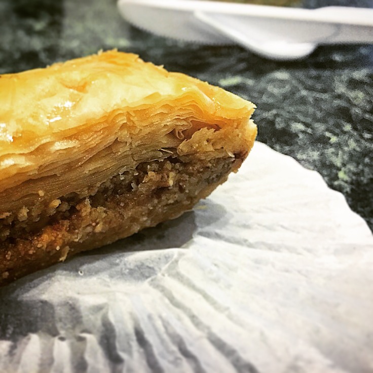 Baklava from Taza Grill, Raleigh, NC